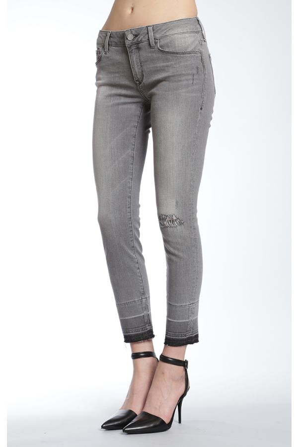 MAVI Adriana Ankle Grey Distressed Vintage Jean