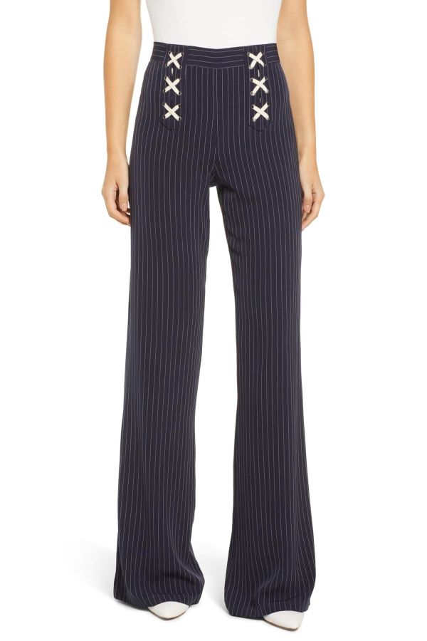 Bishop + Young Power Stripe Navy Pant