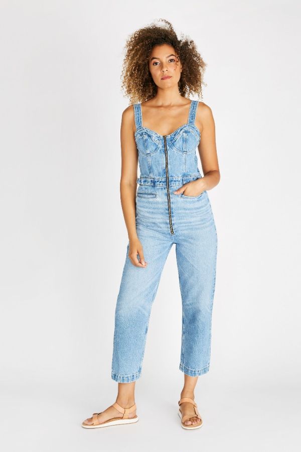 ÉTICA Darla Denim Jumpsuit  