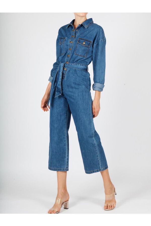 Jovonna London Orso Denim Jumpsuit