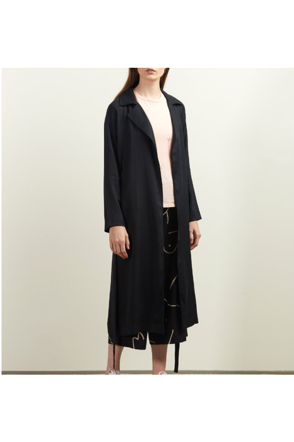 Comune Olivia Black Trench 