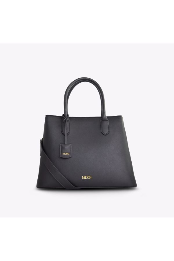 MERSI Meghan Black Satchel 