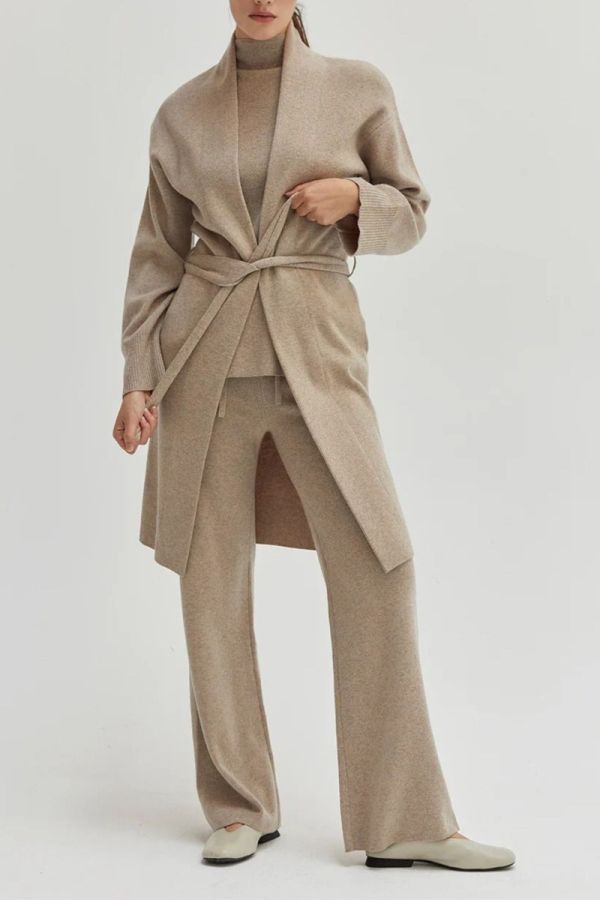 Crescent Valeria Cashmere Blend Lounge Cardigan 