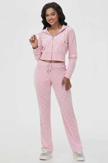 Juicy Couture Embossed Velour Track Pants