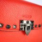 MERSI Ruby Red Studded Crossbody Bag 