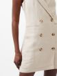 French Connection Birdie Linen Sleeveless Blazer Dress 