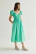 Crescent Bella Puff Sleeve Midi Dress