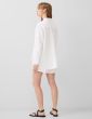 French Connection Birdie White Linen Shirt