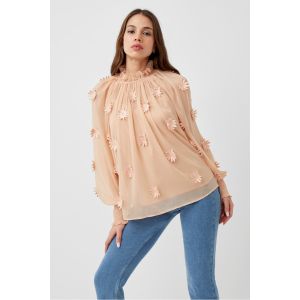 French Connection Aziza Long Sleeve Blouse