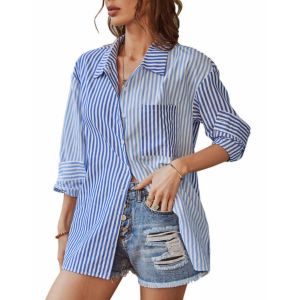 betsy by BETSY MOSS Jorge Boyfriend Shirt  