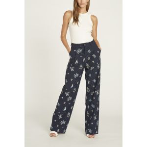 Driftwood Pinstripe Nola Sky Trousers
