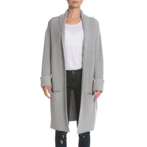 Elan Heather Grey Sweater Cardigan 