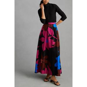 Eva Franco Magnolia Bloom Midi Skirt