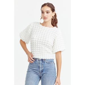 Adelyn Rae Olivia Popcorn Knit Top