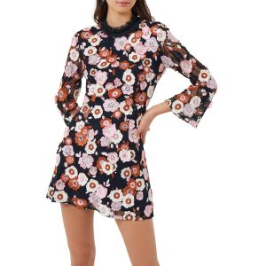 French Connection Astrida Aliyah Lace Embroidered Mini Dress
