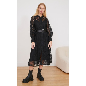 Jovonna London Ayurveda Black Lace Dress