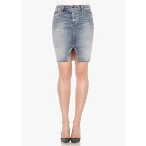 Joe's Raw Hem Pencil Denim Skirt  