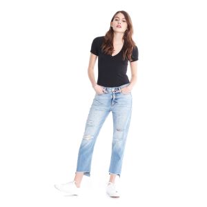 Comune Laguna Boyfriend Distressed Jeans