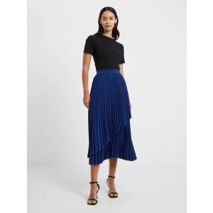 French Connection Blue Arie Pleated Skirt