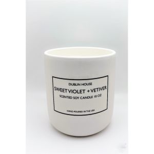 Dublin House Sweet Violet & Vetiver Candle   