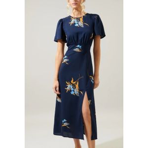 Sugarlips Dusk Bloom Floral Midi Dress