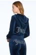 Juicy Couture OG Blue Bling Velour Hoodie  