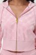 Juicy Couture Embossed Velour Corset Hoodie