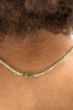 Brenda Grands Jewelry 18k Gold-plated Cubic Zirconia Tennis Necklace