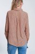 Q2 Geo Print Ruffled Front Top 