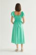 Crescent Bella Puff Sleeve Midi Dress