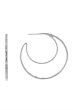 Liza Schwartz Sterling Silver Plated CZ Double Hoops 