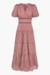 Adelyn Rae Larissa Polka Dot Maxi Dress 