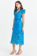 Adelyn Rae Mia 3D Embroidered Midi Dress