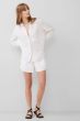 French Connection Birdie White Linen Shirt