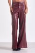Elan Burgundy Faux Leather Pants