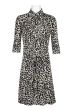 Laundry by Shelli Segal Leopard Print Shirt Dress