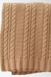Tajik Home Luna Cable Knit Cotton Throw  