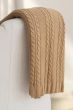Tajik Home Luna Cable Knit Cotton Throw  