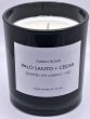 Dublin House Palo Santo & Cedar Black Glass Candle