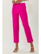 ECRU Sutton Cropped Bright Pink Cigarette Pants