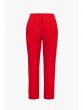 Adelyn Rae Grethen High Waist Slim Fit Red Trousers