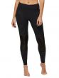 Peony Black Liquid Floral Leggings 