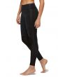 Peony Black Liquid Floral Leggings 