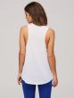 Peony White All Day Mesh Tank 