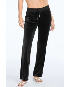 Juicy Couture OG Black Bling Velour Track Pants 