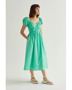 Cresent Bella Puff Sleeve Midi Dress