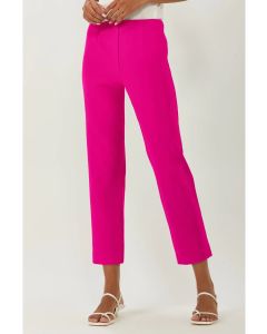 ECRU Sutton Cropped Bright Pink Cigarette Pants