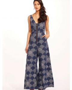 Eva Franco Axella Atomic Denim  Jumpsuit  