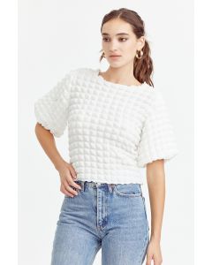 Adelyn Rae Olivia Popcorn Knit Top