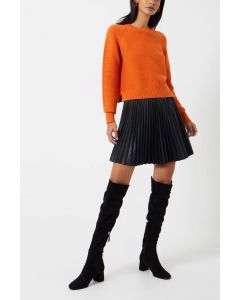 French Connection ETTA Recycled Vegan Leather Skirt